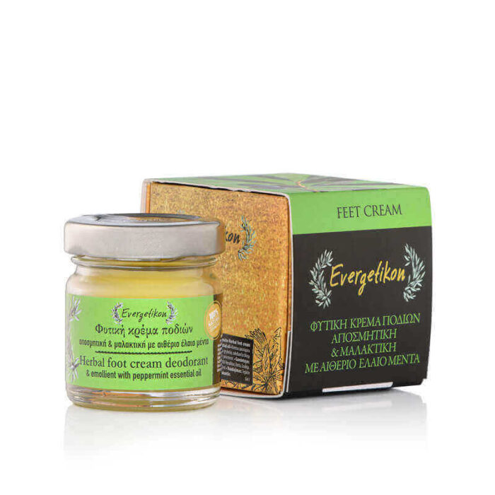 crema per i piedi e deodorante