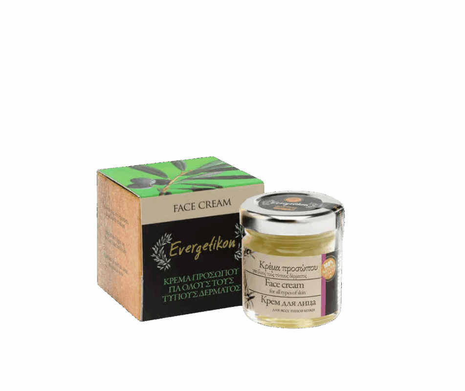 crème pour le visage pour tous les types de peau 100% naturel